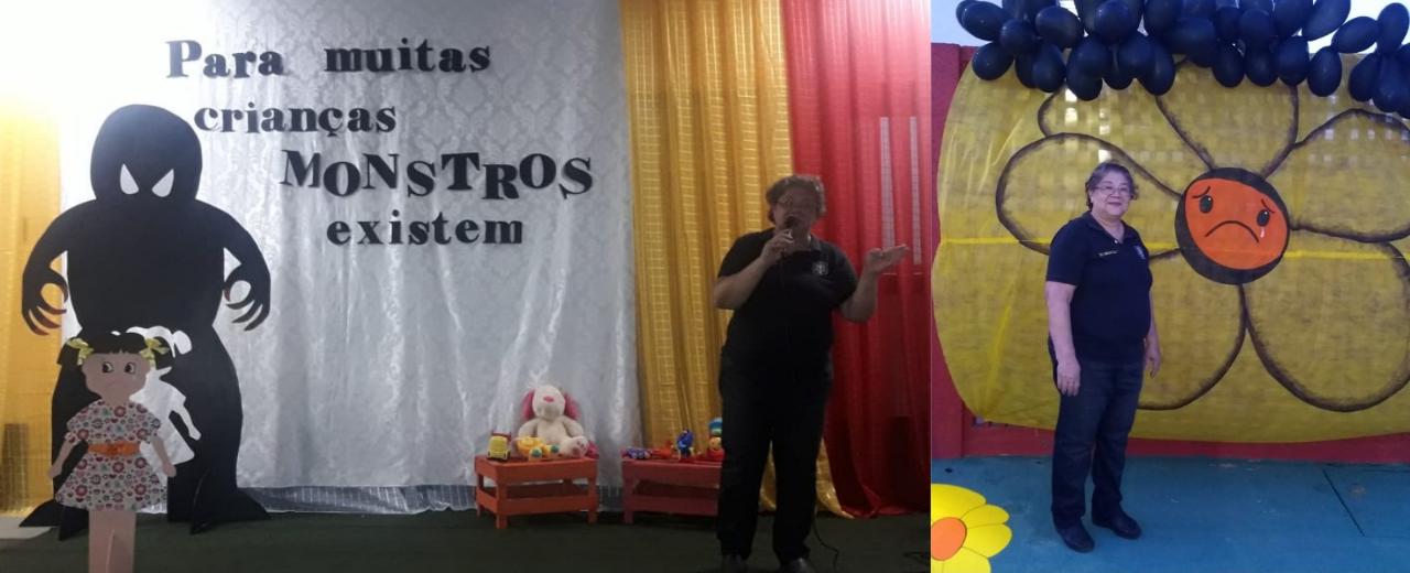 DELEGADA WALDELICE CARNEIRO REALIZA PALESTRA NA CRECHE MUNICIPAL TIA CHIQUINHA